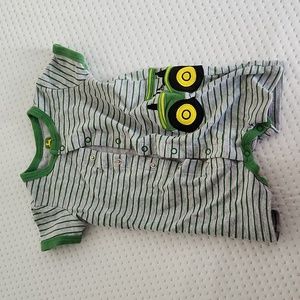John Deere Shorty Romper 6/9m